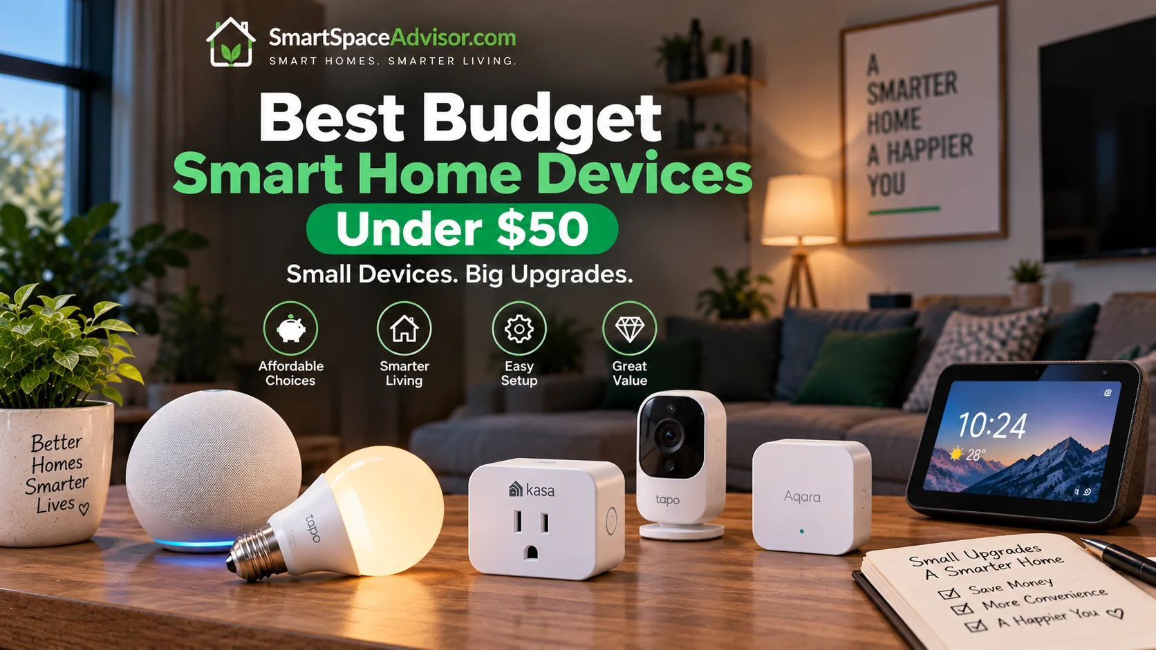 Best Budget Smart Home Devices Under $50 in 2026