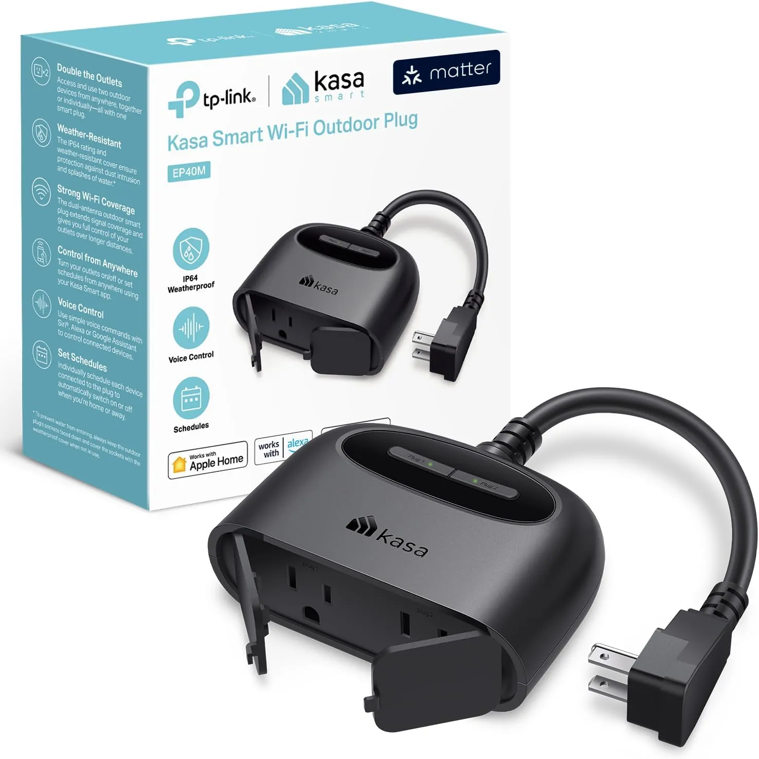 Kasa EP40 Outdoor Smart Plug
