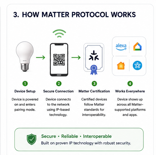 diagram showing how matter protocol works
