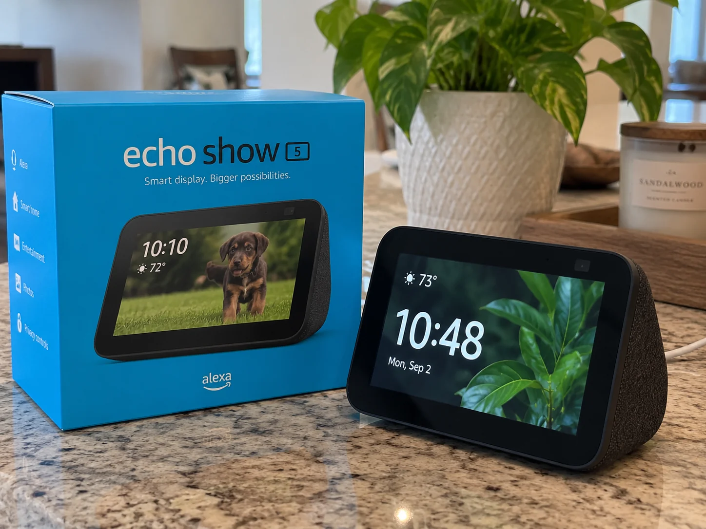 Amazon Echo Show 5 (3rd Gen) with box