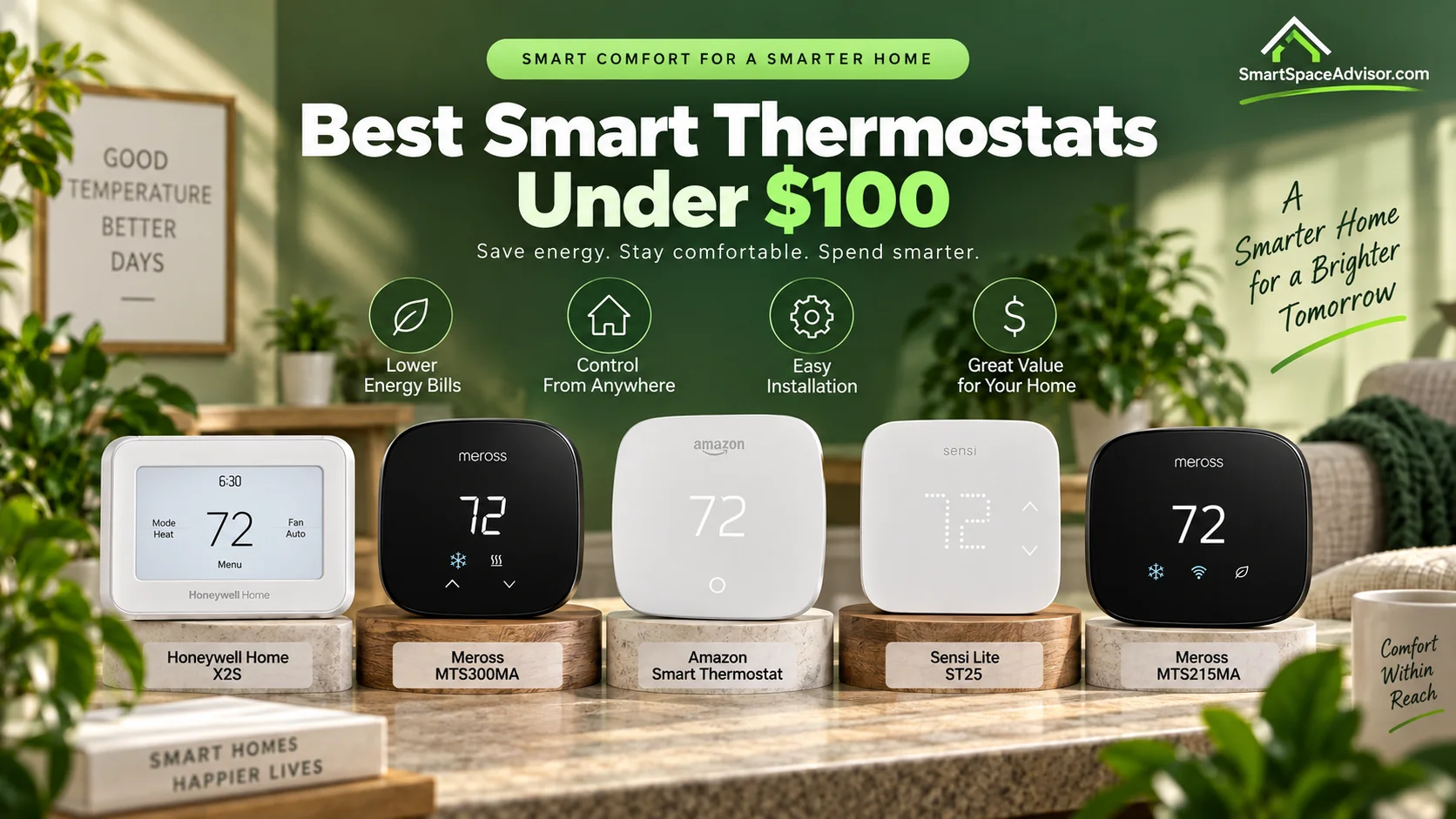 Best Smart Thermostats Under $100 in 2026
