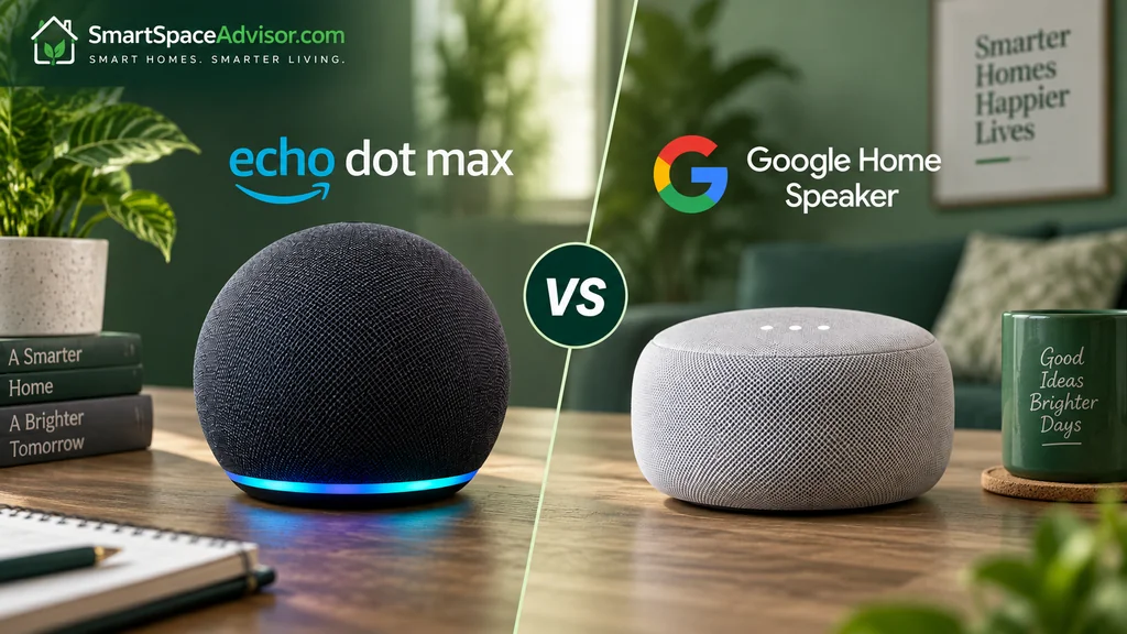 Echo Dot Max vs Google Home Speaker