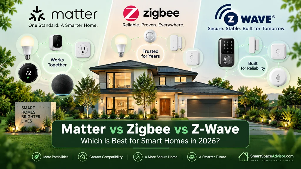 Matter vs Zigbee vs Z-Wave